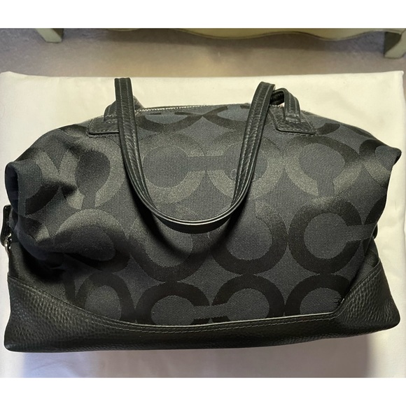 NWT COACH OPA SATCHEL BLACK DUST BAG - Picture 2 of 7
